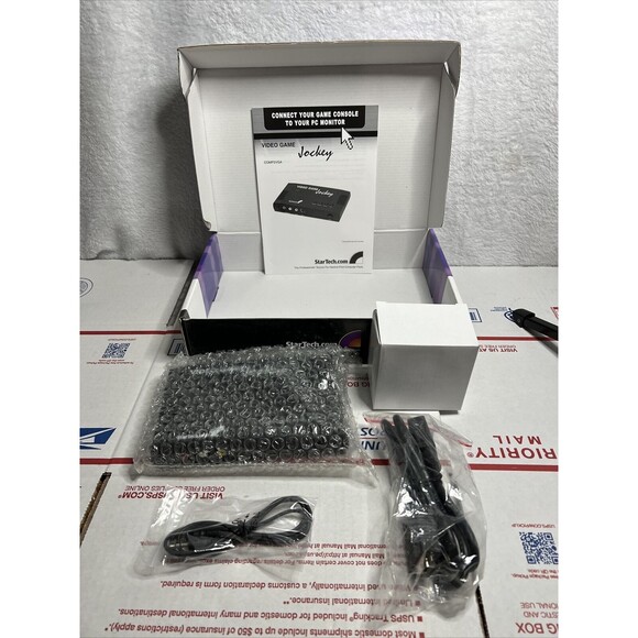 Vtg Startech Video Game Jockey Play Console CPU Monitor Snes Sega Ps1 Xbox NOS - Picture 6 of 8